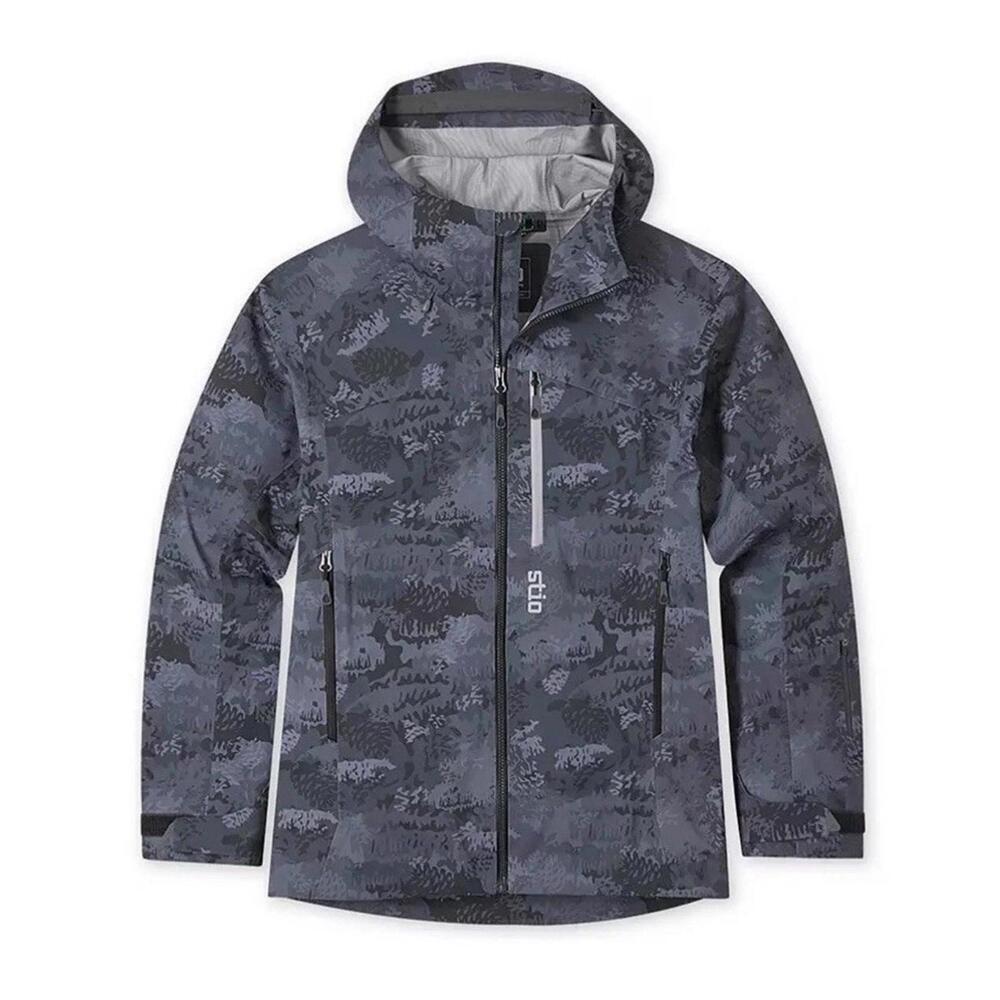 $429 Stio Environ XT Jacket Outerwear Steel Pony Whitebark Camo Men’s Size M